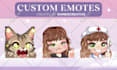 draw twitch emotes, animated emotes, vtuber emotes or twitch sub badges
