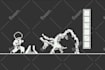 do a video game retro dialogue animation pixel art for you
