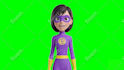 create 3d pixar style cartoon character, avatar, animation, logo, or ai art