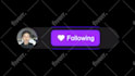 create youtube subscribe and social media popup animations