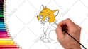 make coloring page video for youtube channel
