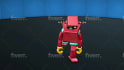 create 3d rigging , product advert animation in cinema 4d