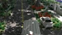 create a 3d animation reconstruction of road car accident