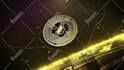do 3d crypto coin reveal video animation and loop spinning