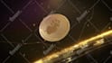 do 3d crypto coin reveal video animation and loop spinning
