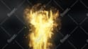create your logo intro animation destroying by heat and wind, outro video