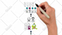create a whiteboard animation or 2d color explainer video