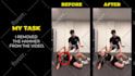 remove the person or object from the video