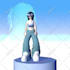 do a retro 3d character low poly in n64 and ps1 style