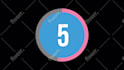 create clock countdown timer animation video up to 60min