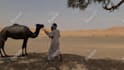 create a happy birthday video from the sahara desert