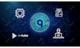 create amazing futuristic sci fi logo animation