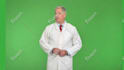 create medical spokesperson video in lab coat or scrubs