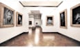 create  slideshow video with realistic 3d art gallery