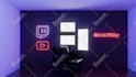 design 3d starting soon, be right back or ending screens