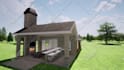 create walk through and 3d rendering of exterior and interior of house plan