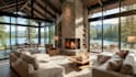 create relaxing rain video with natural sound, cozy room