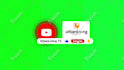 create a youtube outro, end screen, like and subscribe animation