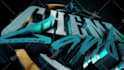 create custom 3d dark metal logo intro