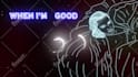 create modern neon lyric video
