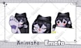 draw twitch emotes, animated emotes, badges for twitch, vtuber and stream