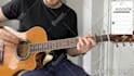 record step by step guitar tutorial, lesson for your song