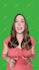 create a green screen spokesperson video