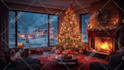 make relaxing winter snow, christmas rain videos with natural sounds