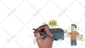 create a custom whiteboard animation explainer doodle video