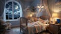 create relaxing rain video with natural sound, cozy room
