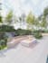 design landscape, backyard, pergola, patio with realistic rendering