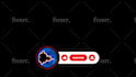 create subscribe, bell notification, lower third animation