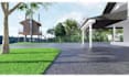 render realistic modern house exterior design