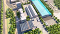 design masterplan, 2d site plan, and 3d rendering for developers