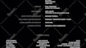 design the rolling end credits sequence for your film