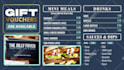 design a digital menu, digital screen, menu board, or animated menu