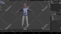 create 3d character modeling for games, films, 3d printing, rigging