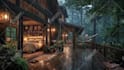 create cozy ambient relaxing rain video for youtube channel