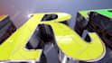 create metallic 3d logo animation video