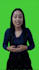 be your spokesperson on a green screen