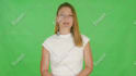 create a spokesperson video for you with a green screen