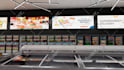 design modern 3d restaurant interior, cafe, bar and retail store rendering