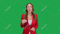 be your spokesperson on green screen