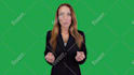 be your spokesperson on green screen
