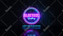create cyberpunk neon light logo reveal intro video