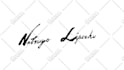 do animation of your custom handwritten signature style logo
