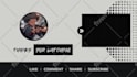 design an eye catching anime banner for youtube, twitch