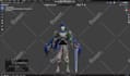 model 3d low poly game characters with rigging for unity and unreal engine