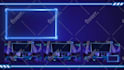 create overlay screen, panels, facecam for your stream