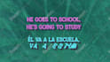 create retro vintage lyrics video